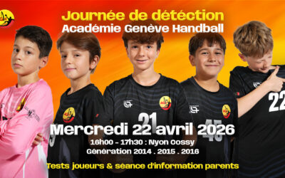 Journée de détection – Académie Genève Handball (Partie 2)